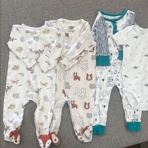 Wildlife One Piece Infant Bundle